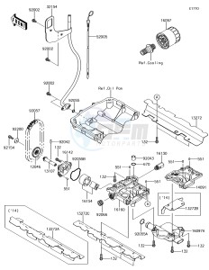 JET SKI ULTRA 310X JT1500LEF EU drawing Oil Pump