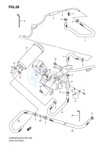 GSX650F (E3-E28) Katana drawing EVAP SYSTEM (E33)