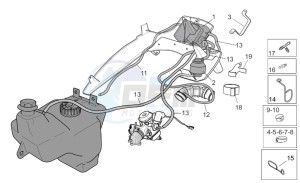 Atlantic 125-200-250 drawing Fuel vapour recover system