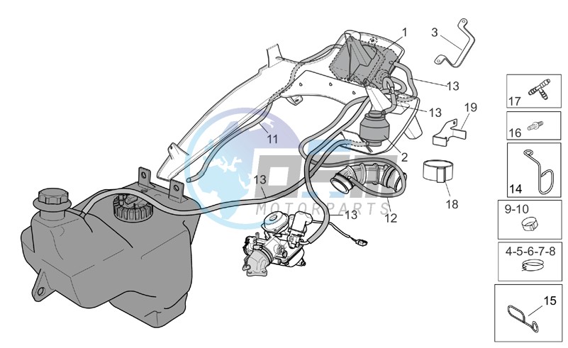 Fuel vapour recover system