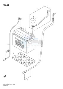 GSX-R600 (E21) drawing BATTERY