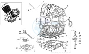 V7 II Special ABS 750 drawing Crank-case