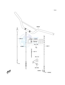 KLX 125 A (A1-A3) drawing HANDLEBAR