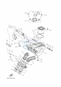 TRACER 7 MTT690 (B4T3) drawing INTAKE