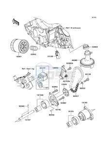 VERSYS KLE650A7F GB XX (EU ME A(FRICA) drawing Oil Pump