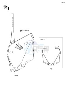 KX85-II KX85DJF EU drawing Accessory