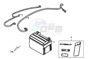 X'PRO 50 (25 KMH) (AE05W5-NL) (L4-M1) drawing BATTERY / TOOL KIT