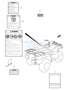 LT-F400 (E24) drawing LABEL