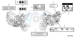 GLR1251WHH UK - (E) drawing CAUTION LABEL