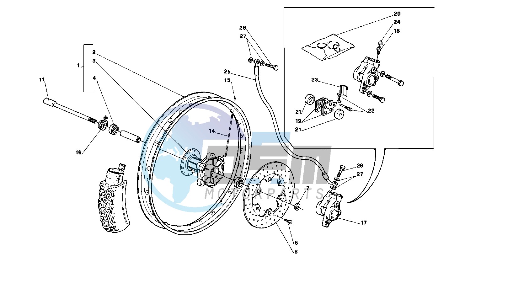 Front wheel