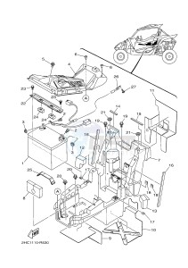 YXZ1000ES YXZ10YMSH YXZ1000R EPS SPECIAL EDITION (2HCF) drawing ELECTRICAL 2