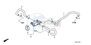 CBF1000S9 Ireland - (EK) drawing AIR INJECTION CONTROL VALVE