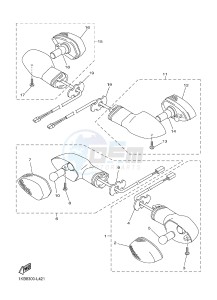 YZF-R1 998 R1 (1KB8 1KB9) drawing FLASHER LIGHT