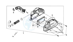 JOYRIDE 125 drawing AIRFILTER