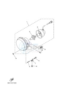 YXM700ES YXM70VPSH (B42N) drawing HEADLIGHT