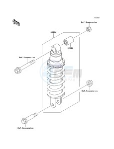 KLE500 KLE500B6F GB XX (EU ME A(FRICA) drawing Shock Absorber(s)