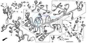 VFR800A9 UK - (E / ABS MME TWO) drawing WIRE HARNESS (VFR800A)