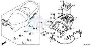 XL1000VB drawing SEAT