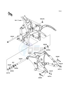 VN900 CLASSIC VN900BDF GB XX (EU ME A(FRICA) drawing Swingarm