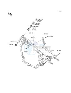 VN 1600 G [VULCAN 1600 NOMAD] (6F) G6F drawing FRAME