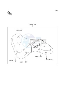 VN900_CUSTOM VN900CBF GB XX (EU ME A(FRICA) drawing Seat