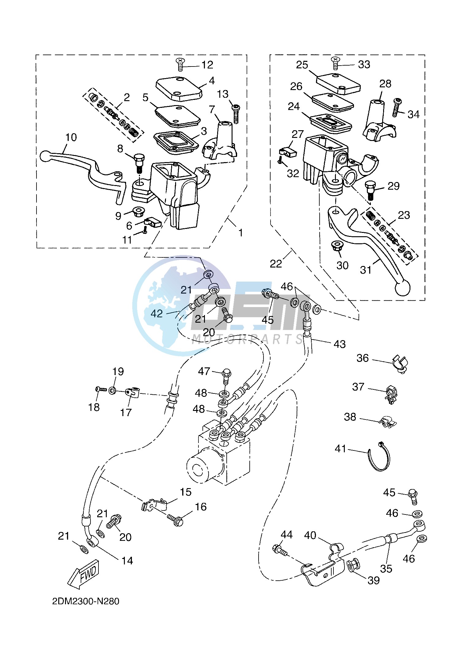 FRONT MASTER CYLINDER