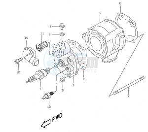 AY50 (V-W-X-Y) katana drawing CYLINDER (model AY50WR K1)