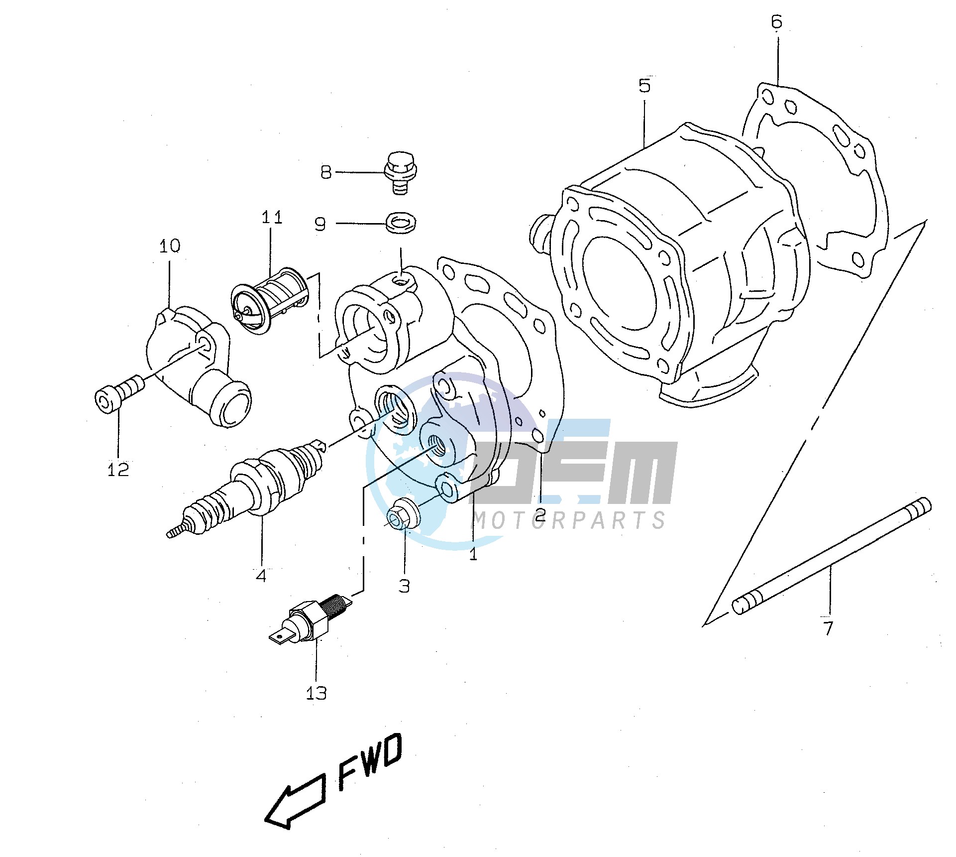 CYLINDER (model AY50WR K1)