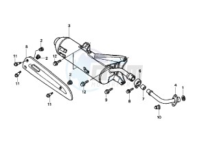 SV - 250 cc drawing EXHAUST