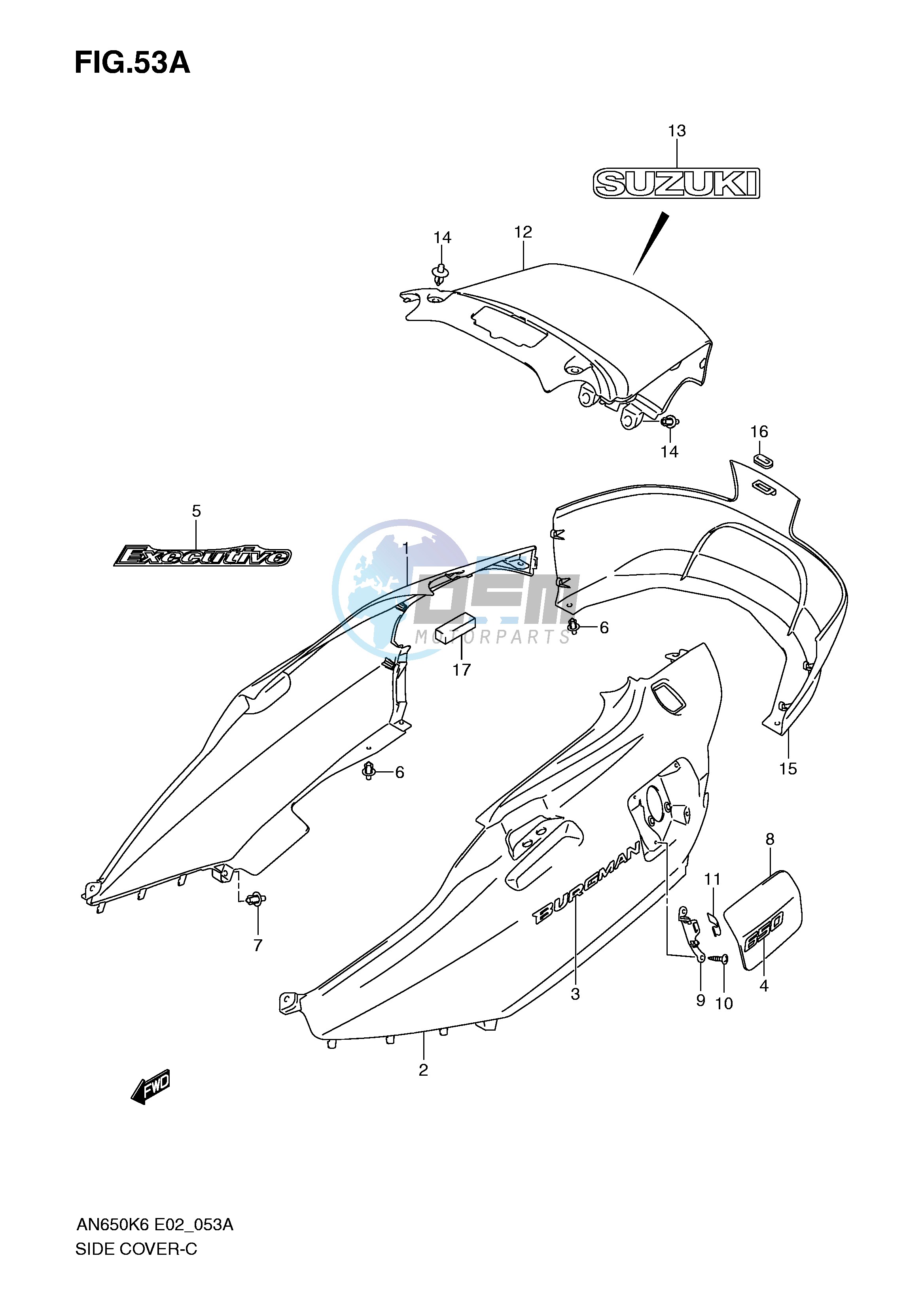 SIDE COVER (AN650AK8)