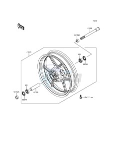 Z800 ZR800CGFA UF (UK FA) XX (EU ME A(FRICA) drawing Front Hub