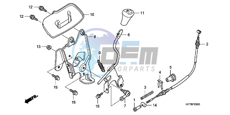 REAR BRAKE MASTER CYLINDER