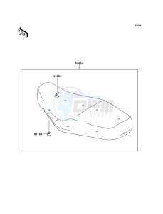 W800 EJ800ABS GB XX (EU ME A(FRICA) drawing Seat