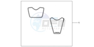 CBR1000RA9 KO / ABS HRC MME drawing RACING STICKERS