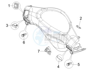 Fly 50 4t (NSE1000U03) drawing Selectors - Switches - Buttons