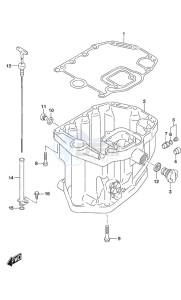 DF 140A drawing Oil Pan