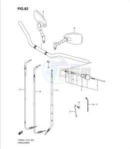 VZ800L1 drawing HANDLEBAR (VZ800L1 E2)