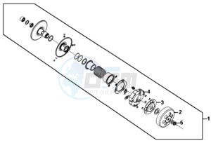 SYMPHONY SR 125 L7 drawing CLUTCH