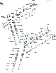 ZX 600 [NINJA 600R] (C3-C7) [NINJA 600R] drawing VALVE-- S- -