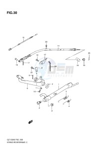 GZ125 Marauder drawing STAND REAR BRAKE