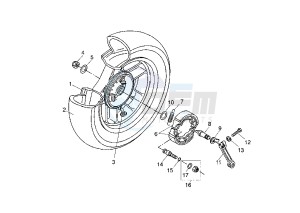 XN TEO'S 125 drawing REAR WHEEL