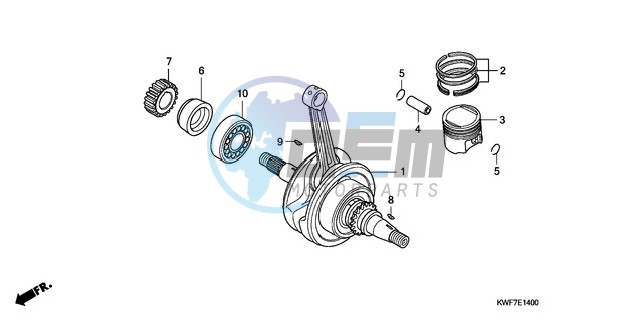 CRANKSHAFT/PISTON