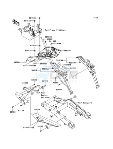 Z1000_ABS ZR1000ECF FR XX (EU ME A(FRICA) drawing Rear Fender(s)