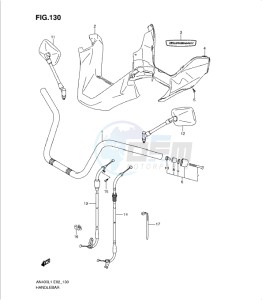 AN400Z drawing HANDLEBAR (AN400ZAL1 E51)