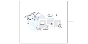 CB1000RAB drawing SEAT COWL* NHA16P*