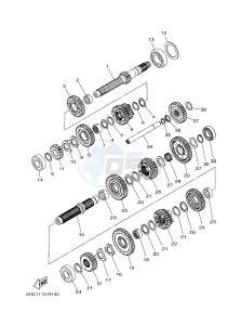 YXZ1000R YXZ10YEXJ YXZ1000R (B0FA) drawing TRANSMISSION