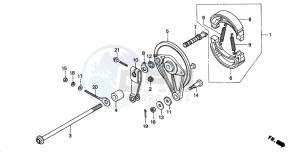 MT50S drawing REAR BRAKE PANEL