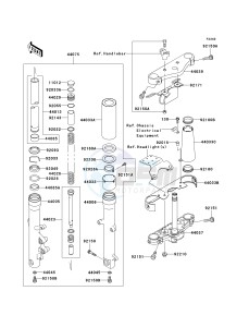 VN 800 E [VULCAN 800 DRIFTER] (E6F) E6F drawing FRONT FORK