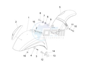 LX 50 2T E2 Touring (30Kmh) drawing Wheel housing - Mudguard