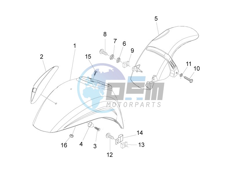 Wheel housing - Mudguard